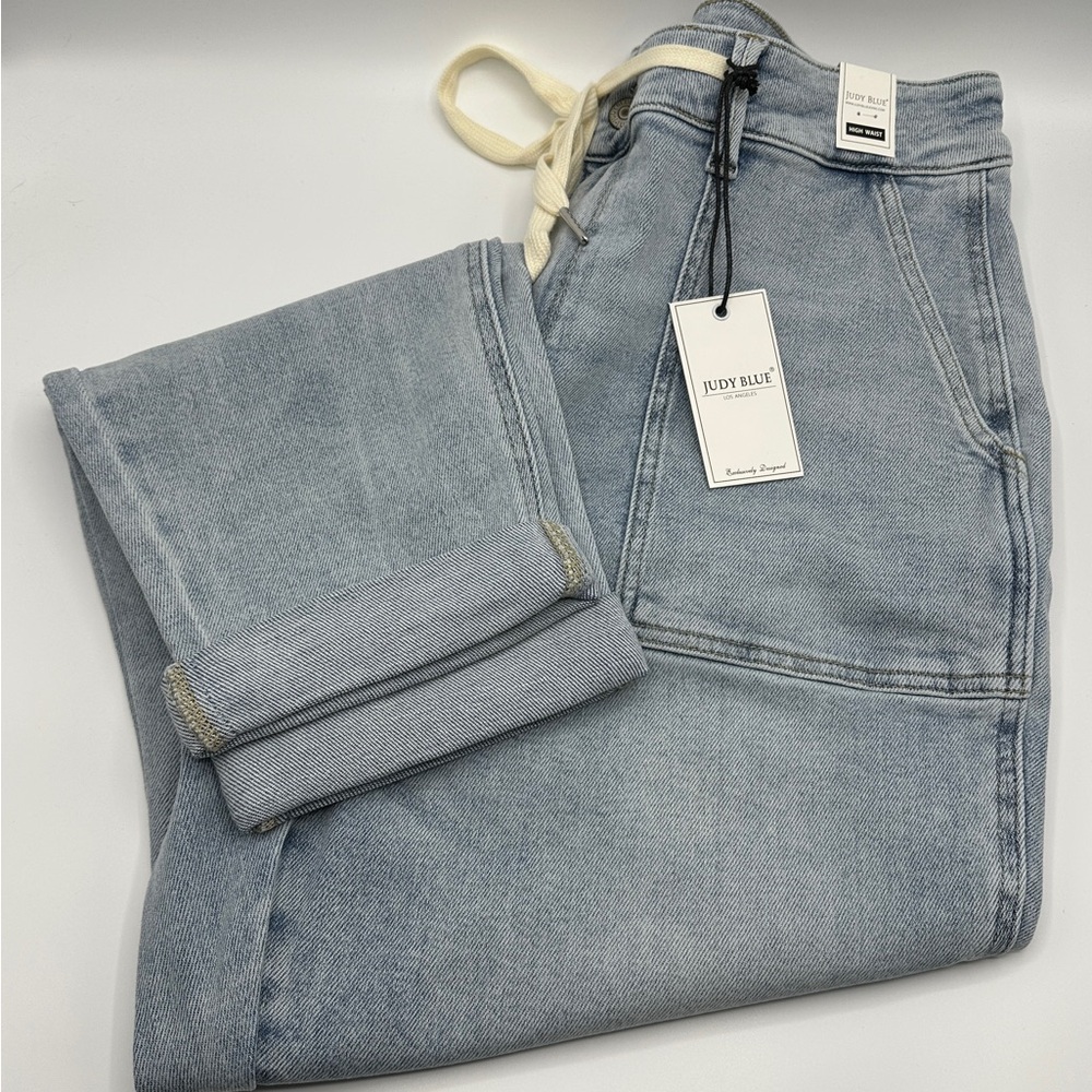 CURVY SATURDAY MORNING HIGH RISE JOGGER BOYFRIEND JEANS